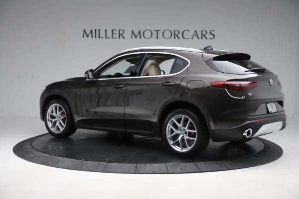 New 2019 Alfa Romeo Stelvio Ti Lusso Q4 for sale Sold at Bentley Greenwich in Greenwich CT 06830 4