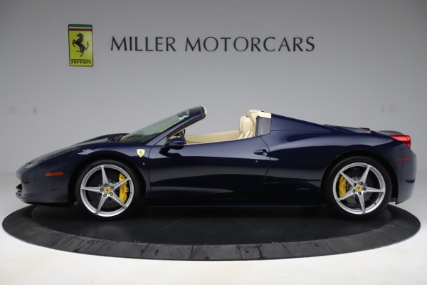 Used 2013 Ferrari 458 Spider for sale Sold at Bentley Greenwich in Greenwich CT 06830 3