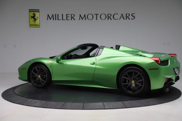 Used 2015 Ferrari 458 Spider for sale Sold at Bentley Greenwich in Greenwich CT 06830 4