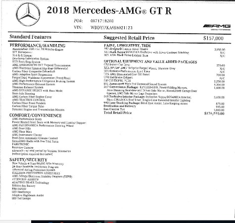 Used 2018 Mercedes-Benz AMG GT R for sale Sold at Bentley Greenwich in Greenwich CT 06830 27
