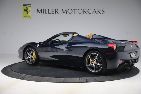 Used 2012 Ferrari 458 Spider for sale Sold at Bentley Greenwich in Greenwich CT 06830 4