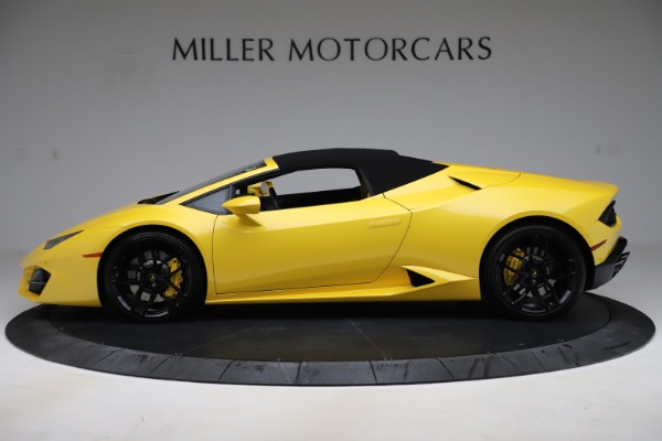 Used 2018 Lamborghini Huracan LP 580-2 Spyder for sale Sold at Bentley Greenwich in Greenwich CT 06830 13