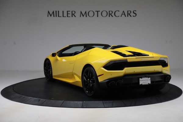 Used 2018 Lamborghini Huracan LP 580-2 Spyder for sale Sold at Bentley Greenwich in Greenwich CT 06830 5