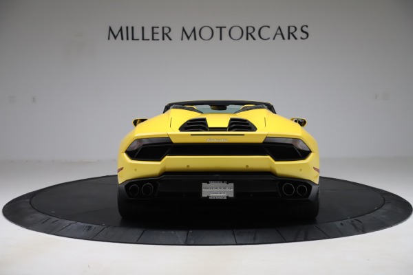 Used 2018 Lamborghini Huracan LP 580-2 Spyder for sale Sold at Bentley Greenwich in Greenwich CT 06830 6