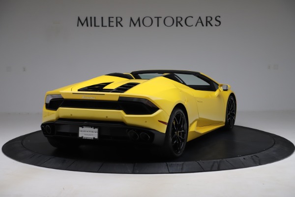 Used 2018 Lamborghini Huracan LP 580-2 Spyder for sale Sold at Bentley Greenwich in Greenwich CT 06830 7