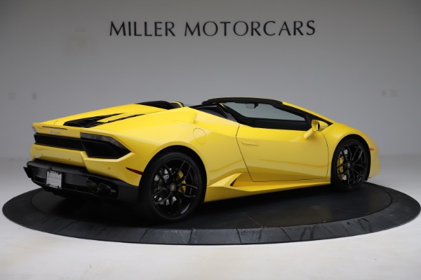 Used 2018 Lamborghini Huracan LP 580-2 Spyder for sale Sold at Bentley Greenwich in Greenwich CT 06830 8