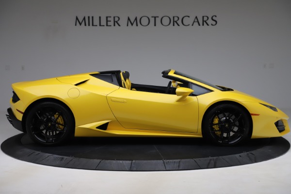 Used 2018 Lamborghini Huracan LP 580-2 Spyder for sale Sold at Bentley Greenwich in Greenwich CT 06830 9