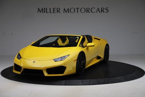 Used 2018 Lamborghini Huracan LP 580-2 Spyder for sale Sold at Bentley Greenwich in Greenwich CT 06830 1