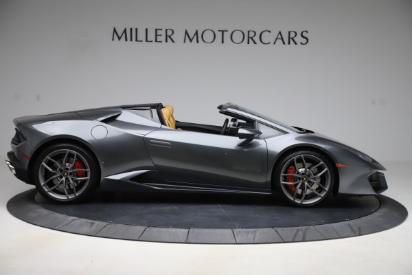 Used 2018 Lamborghini Huracan LP 580-2 Spyder for sale Sold at Bentley Greenwich in Greenwich CT 06830 10