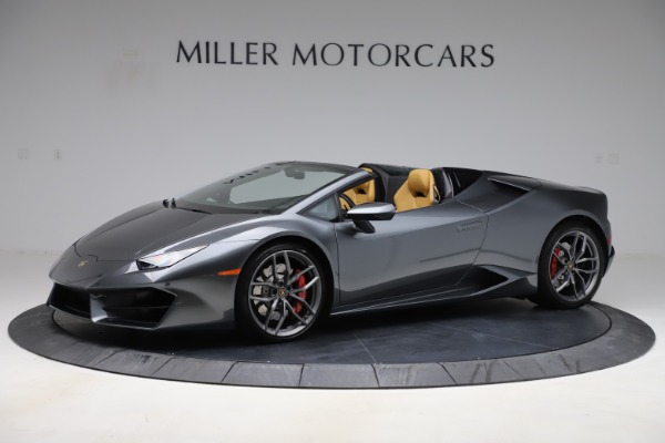 Used 2018 Lamborghini Huracan LP 580-2 Spyder for sale Sold at Bentley Greenwich in Greenwich CT 06830 2
