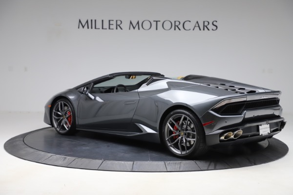Used 2018 Lamborghini Huracan LP 580-2 Spyder for sale Sold at Bentley Greenwich in Greenwich CT 06830 4