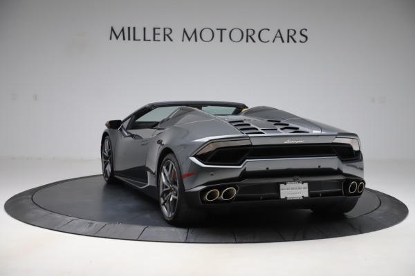 Used 2018 Lamborghini Huracan LP 580-2 Spyder for sale Sold at Bentley Greenwich in Greenwich CT 06830 5