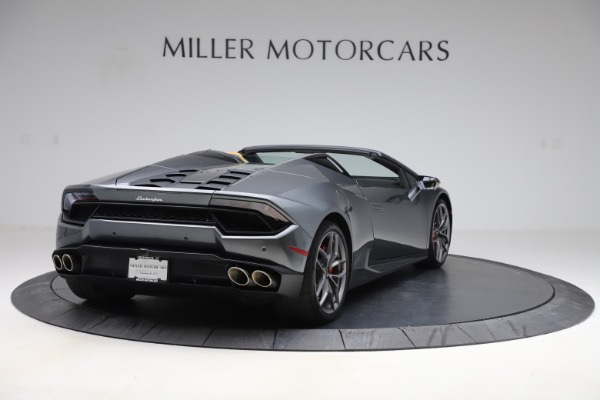 Used 2018 Lamborghini Huracan LP 580-2 Spyder for sale Sold at Bentley Greenwich in Greenwich CT 06830 8