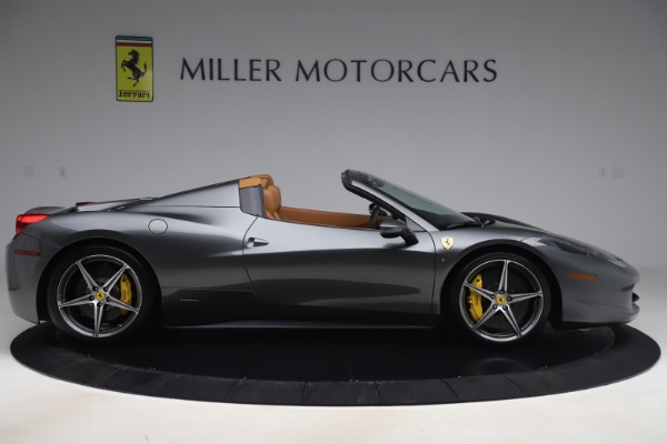 Used 2012 Ferrari 458 Spider for sale Sold at Bentley Greenwich in Greenwich CT 06830 9