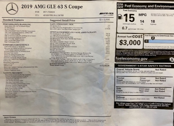 Used 2019 Mercedes-Benz GLE AMG GLE 63 S for sale Sold at Bentley Greenwich in Greenwich CT 06830 26