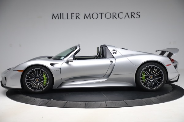 Used 2015 Porsche 918 Spyder for sale Sold at Bentley Greenwich in Greenwich CT 06830 3