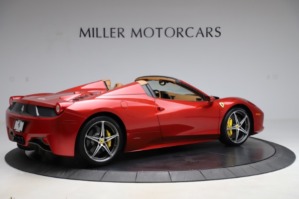 Used 2013 Ferrari 458 Spider for sale Sold at Bentley Greenwich in Greenwich CT 06830 8