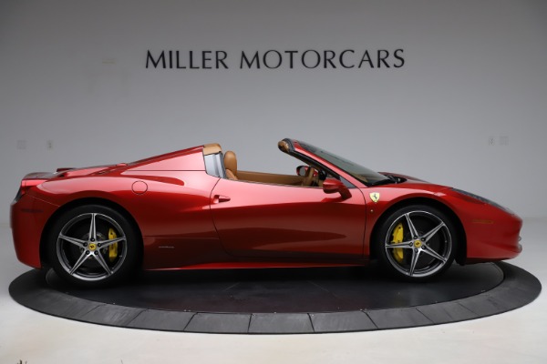 Used 2013 Ferrari 458 Spider for sale Sold at Bentley Greenwich in Greenwich CT 06830 9