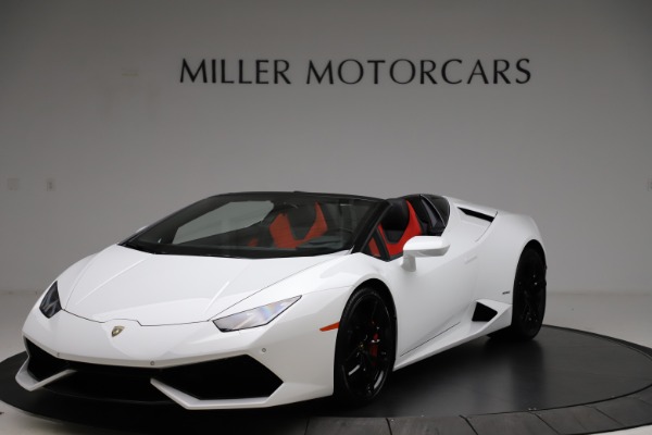 Used 2016 Lamborghini Huracan LP 610-4 Spyder for sale Sold at Bentley Greenwich in Greenwich CT 06830 3