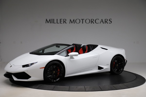 Used 2016 Lamborghini Huracan LP 610-4 Spyder for sale Sold at Bentley Greenwich in Greenwich CT 06830 1