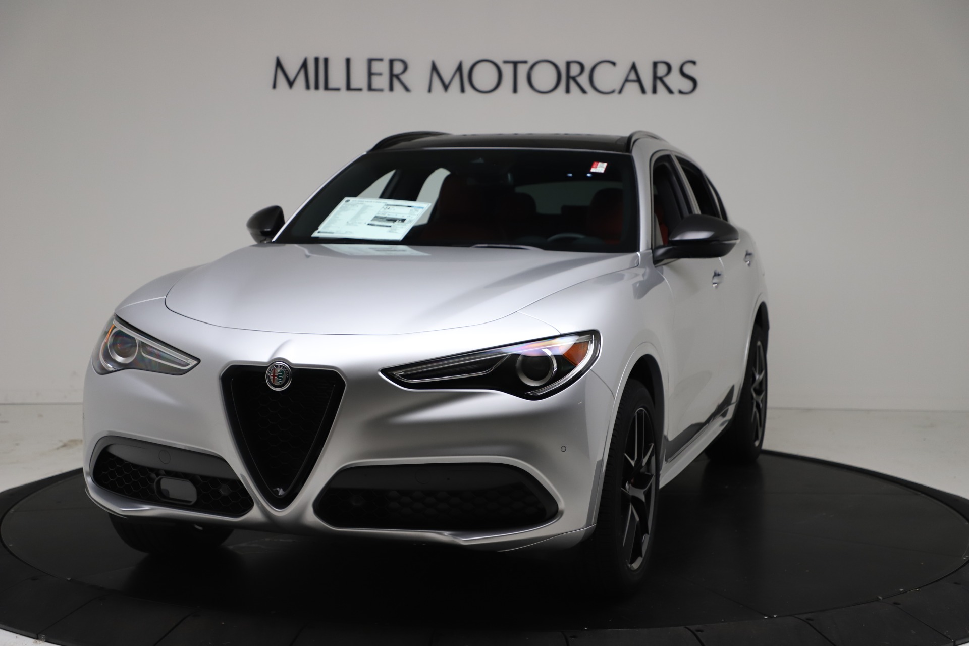 New 2021 Alfa Romeo Stelvio Ti Sport Q4 for sale Sold at Bentley Greenwich in Greenwich CT 06830 1