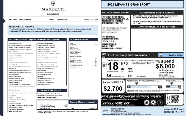 New 2021 Maserati Levante Q4 GranSport for sale Sold at Bentley Greenwich in Greenwich CT 06830 26