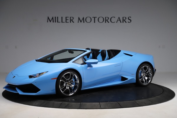 Used 2016 Lamborghini Huracan LP 610-4 Spyder for sale Sold at Bentley Greenwich in Greenwich CT 06830 2