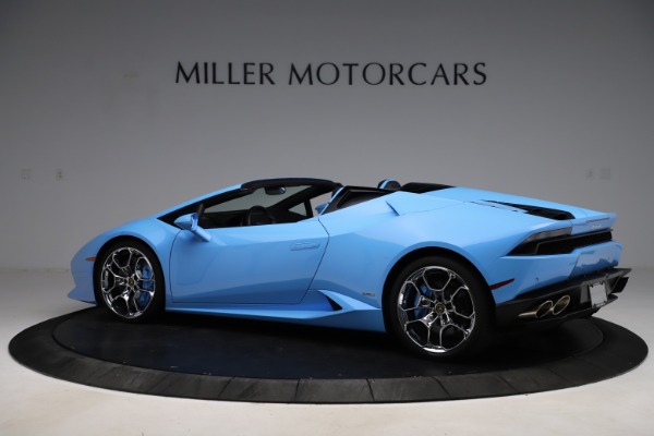 Used 2016 Lamborghini Huracan LP 610-4 Spyder for sale Sold at Bentley Greenwich in Greenwich CT 06830 4