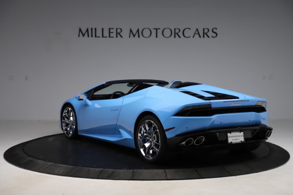 Used 2016 Lamborghini Huracan LP 610-4 Spyder for sale Sold at Bentley Greenwich in Greenwich CT 06830 5