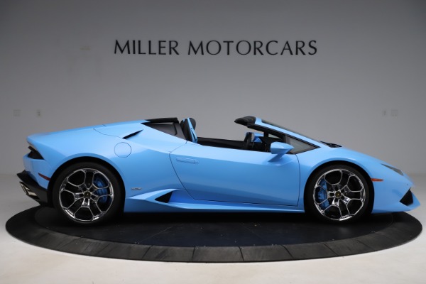Used 2016 Lamborghini Huracan LP 610-4 Spyder for sale Sold at Bentley Greenwich in Greenwich CT 06830 9