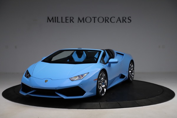 Used 2016 Lamborghini Huracan LP 610-4 Spyder for sale Sold at Bentley Greenwich in Greenwich CT 06830 1