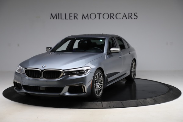 Used 2018 BMW 5 Series M550i xDrive for sale Sold at Bentley Greenwich in Greenwich CT 06830 1