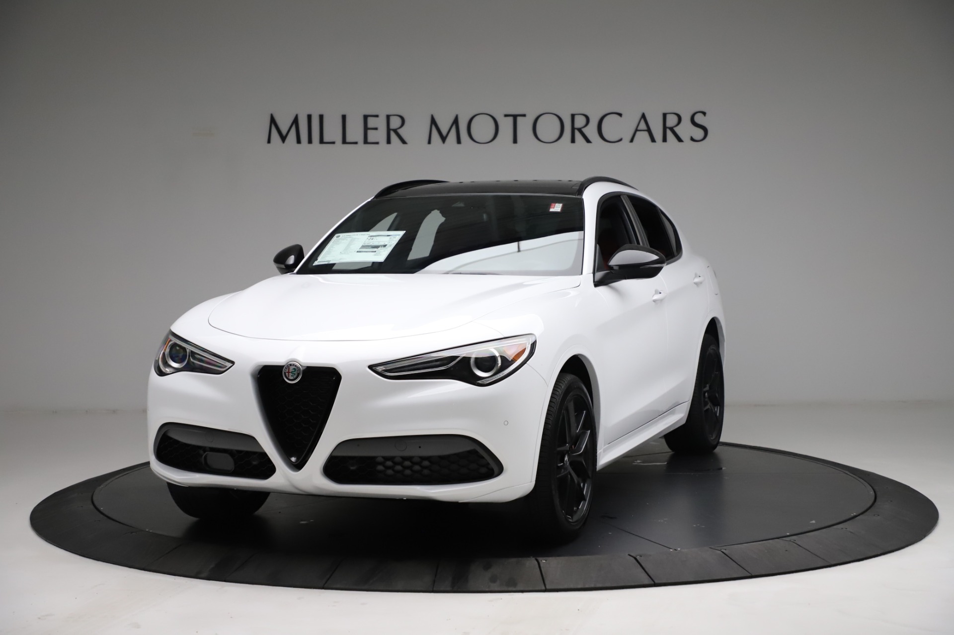 New 2021 Alfa Romeo Stelvio Ti Sport Q4 for sale Sold at Bentley Greenwich in Greenwich CT 06830 1