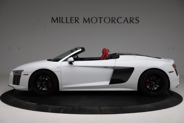 Used 2018 Audi R8 Spyder for sale Sold at Bentley Greenwich in Greenwich CT 06830 3
