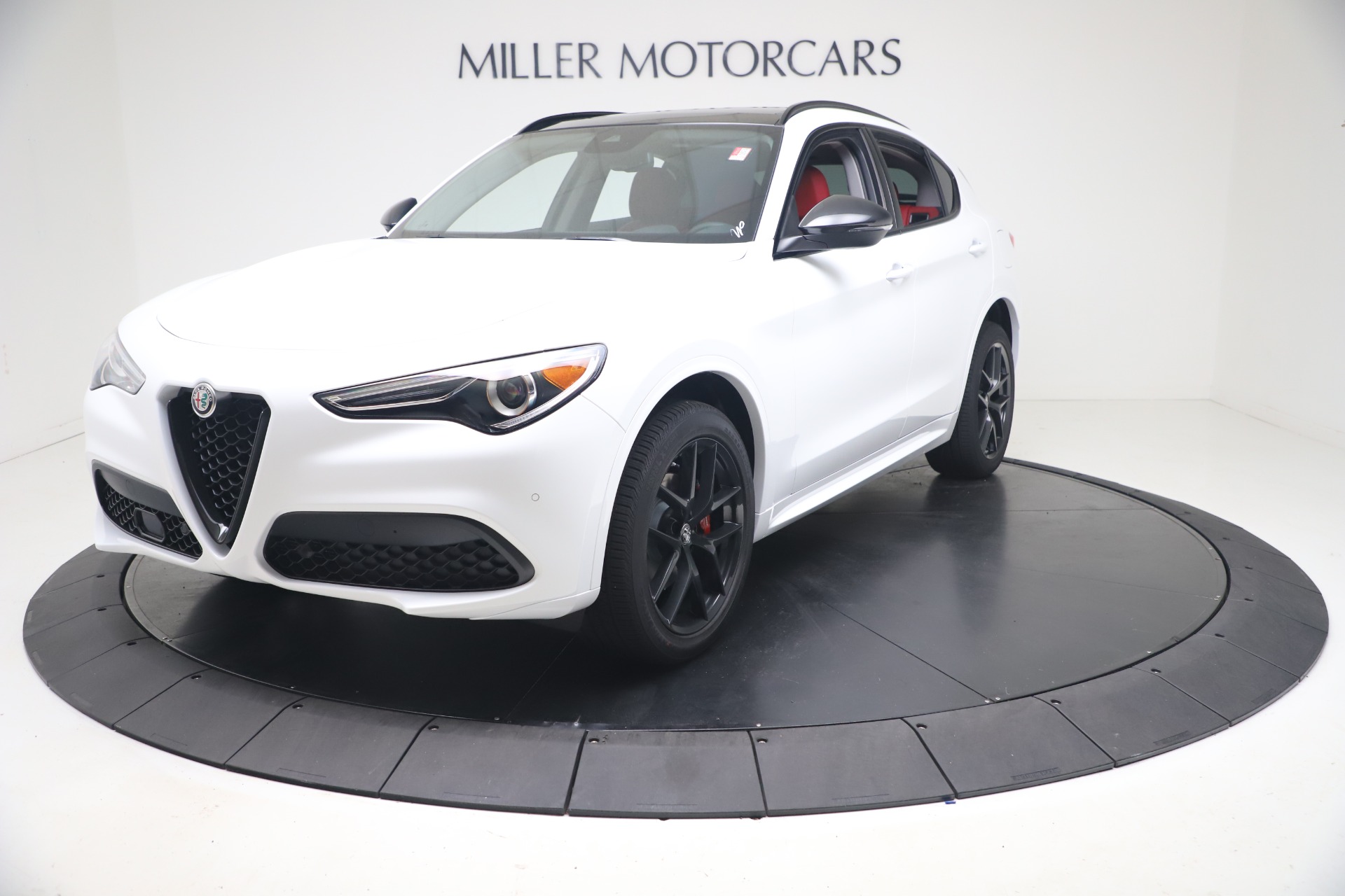 New 2021 Alfa Romeo Stelvio Ti Q4 for sale Sold at Bentley Greenwich in Greenwich CT 06830 1