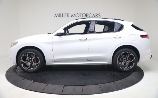 New 2021 Alfa Romeo Stelvio Ti Sport Q4 for sale Sold at Bentley Greenwich in Greenwich CT 06830 3