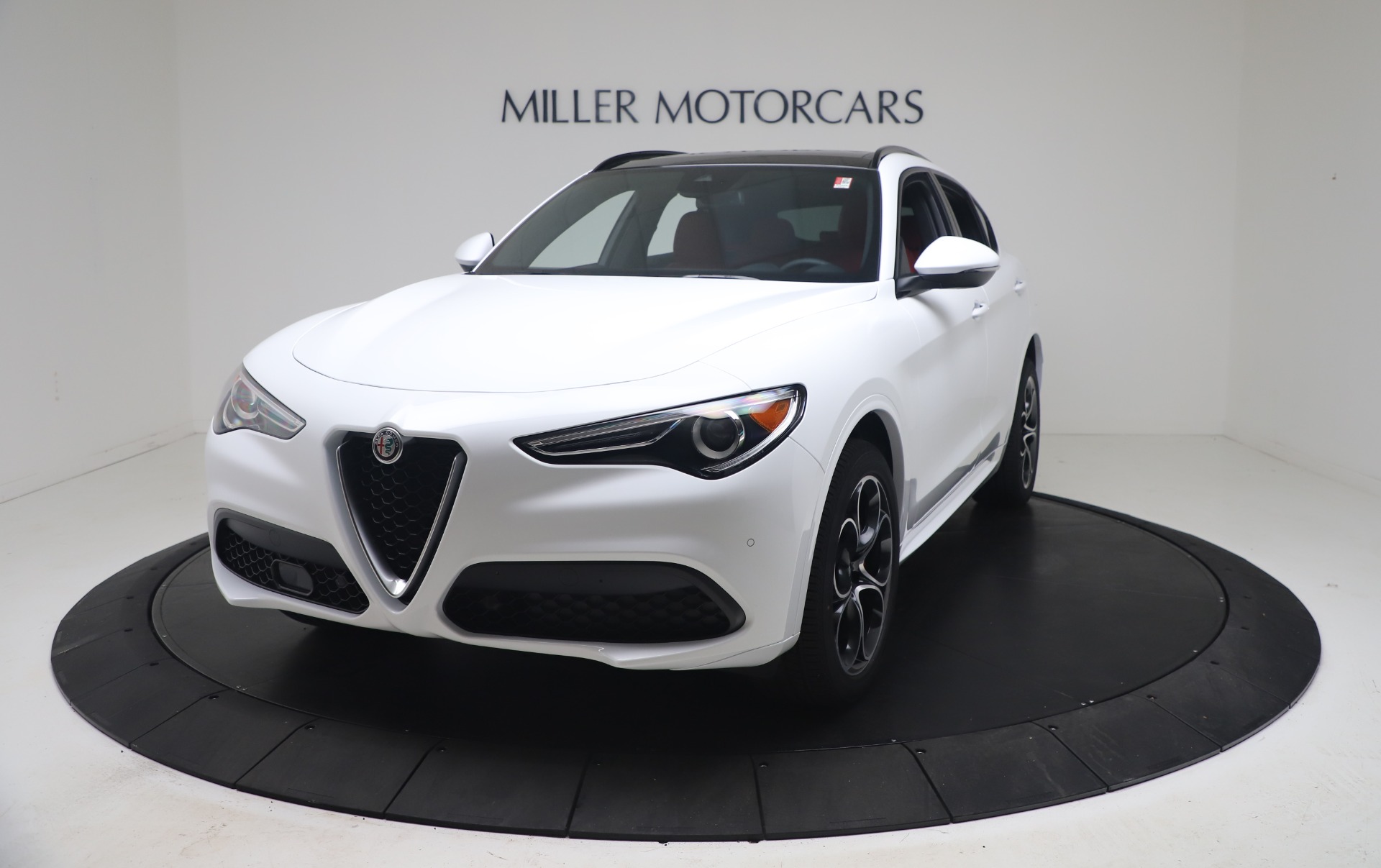 New 2021 Alfa Romeo Stelvio Ti Sport Q4 for sale Call for price at Bentley Greenwich in Greenwich CT 06830 1
