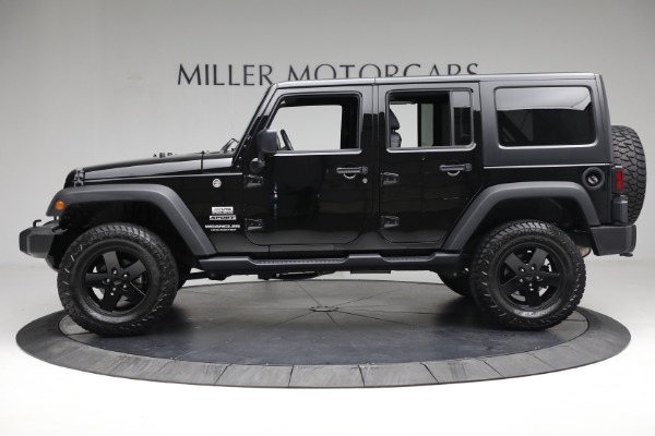 Used 2017 Jeep Wrangler Unlimited Sport S for sale Sold at Bentley Greenwich in Greenwich CT 06830 3