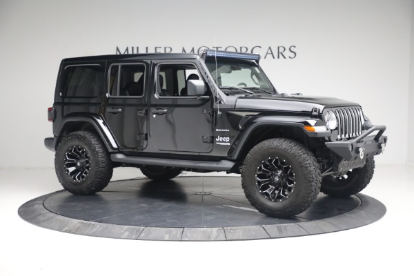 Used 2020 Jeep Wrangler Unlimited Sahara for sale Sold at Bentley Greenwich in Greenwich CT 06830 12