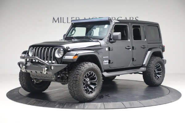 Used 2020 Jeep Wrangler Unlimited Sahara for sale Sold at Bentley Greenwich in Greenwich CT 06830 2