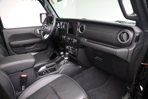 Used 2020 Jeep Wrangler Unlimited Sahara for sale Sold at Bentley Greenwich in Greenwich CT 06830 20