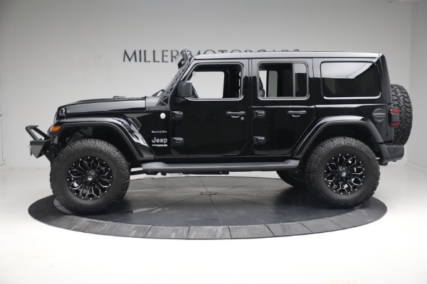 Used 2020 Jeep Wrangler Unlimited Sahara for sale Sold at Bentley Greenwich in Greenwich CT 06830 4