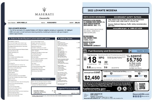 Used 2018 Maserati Ghibli SQ4 GranSport Nerissimo | Greenwich, CT