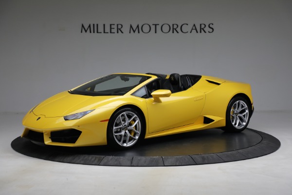 Used 2017 Lamborghini Huracan LP 580-2 Spyder for sale Sold at Bentley Greenwich in Greenwich CT 06830 2
