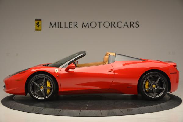 Used 2013 Ferrari 458 Spider for sale Sold at Bentley Greenwich in Greenwich CT 06830 3