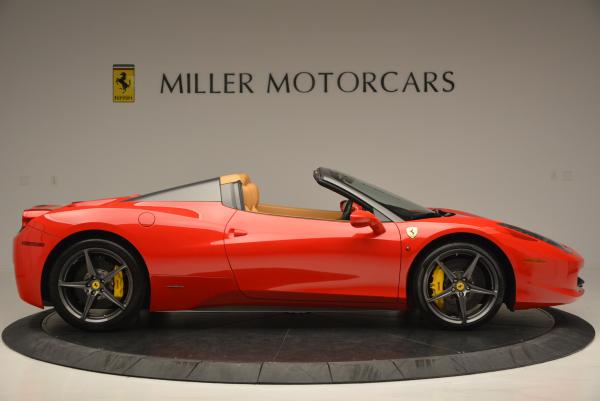 Used 2013 Ferrari 458 Spider for sale Sold at Bentley Greenwich in Greenwich CT 06830 9