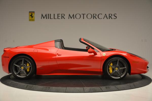 Used 2015 Ferrari 458 Spider for sale Sold at Bentley Greenwich in Greenwich CT 06830 9