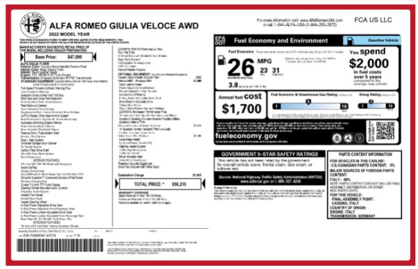 New 2017 Alfa Romeo Giulia  | Greenwich, CT