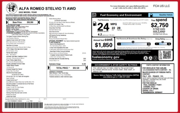 New 2022 Alfa Romeo Stelvio Ti for sale Sold at Bentley Greenwich in Greenwich CT 06830 28