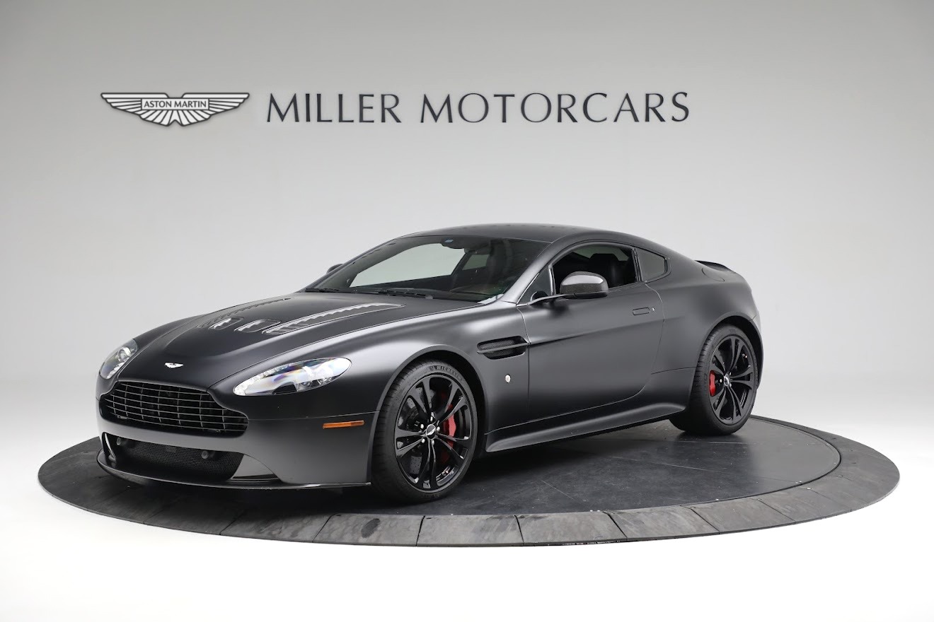 Used 2012 Aston Martin V12 Vantage Carbon Black for sale Sold at Bentley Greenwich in Greenwich CT 06830 1